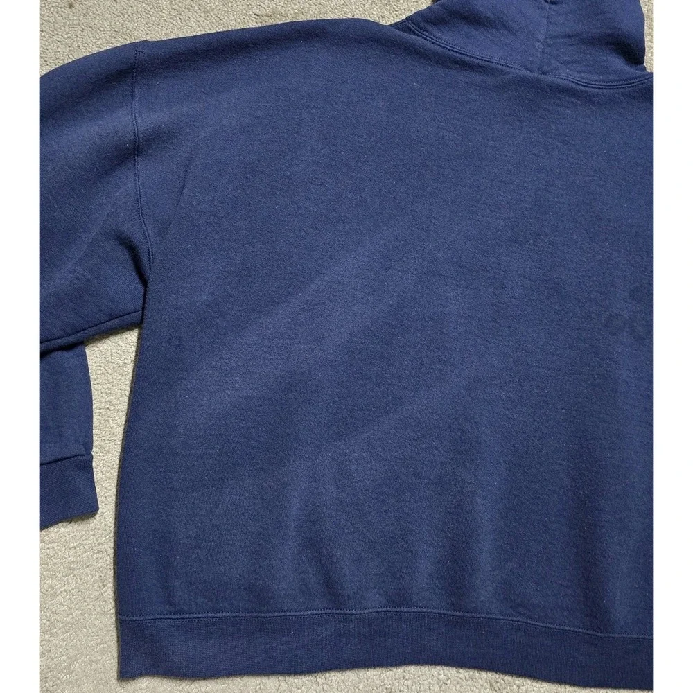 VTG‎ 90s Ole Miss Rebels Russell Athletic Hoodie Mens 3XL Navy NCAA